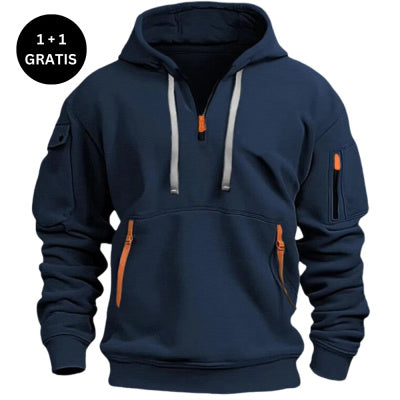 Dropped Shoulder Hoodie – Unisex Oversized Pullover with Pocket - 3KDyn